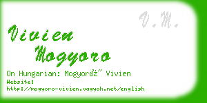 vivien mogyoro business card